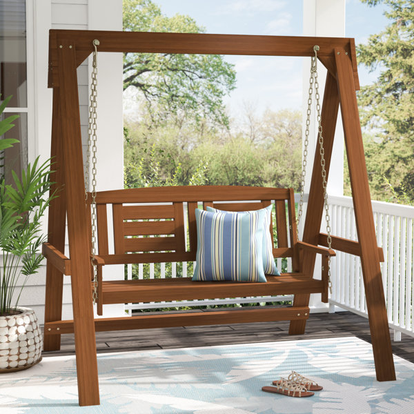 Wrought iron online swing set